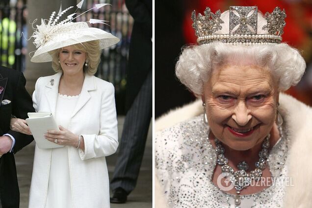 Чарльз, Камилла и Елизавета II