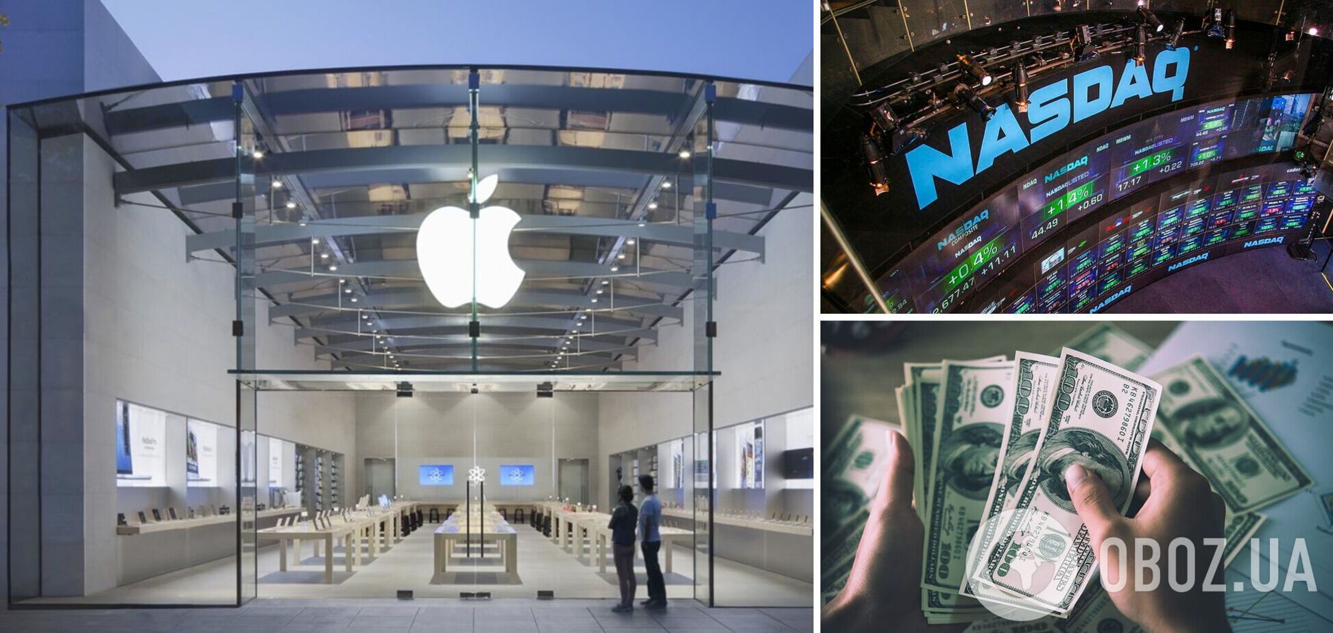 Apple впервые достигла капитализации в 3 трлн долларов