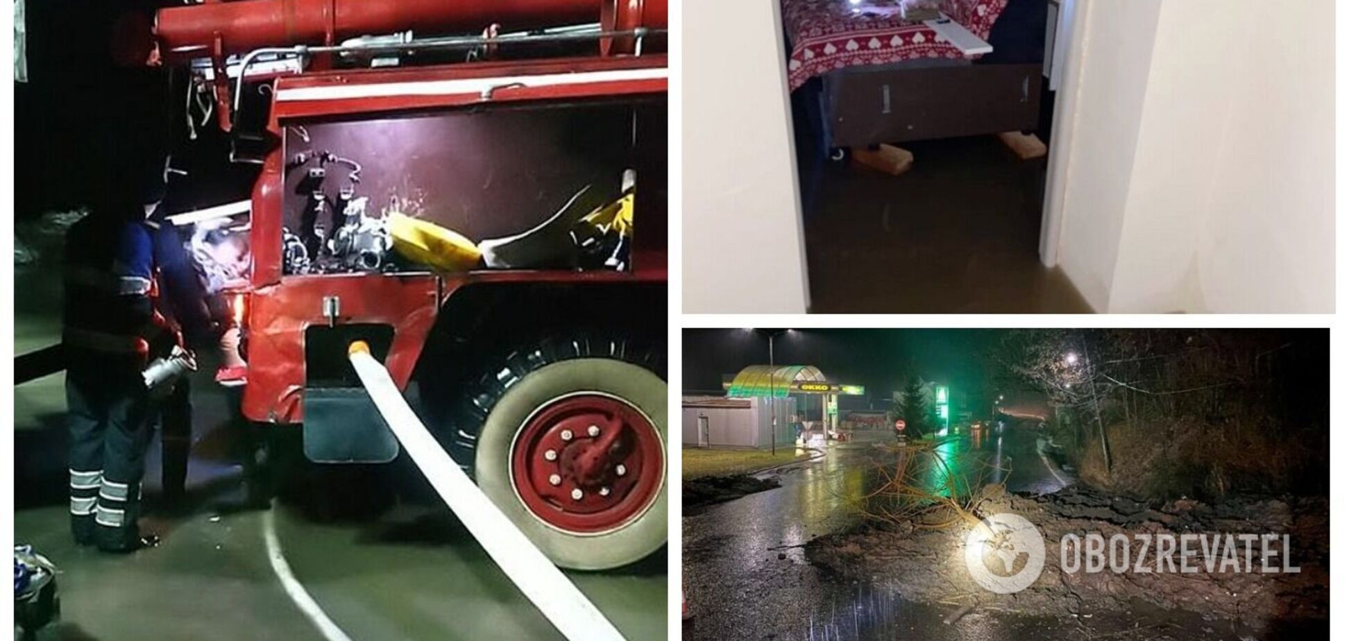 На Закарпатті через погіршення погодних умов затопило будинки, зійшли селеві потоки. Фото