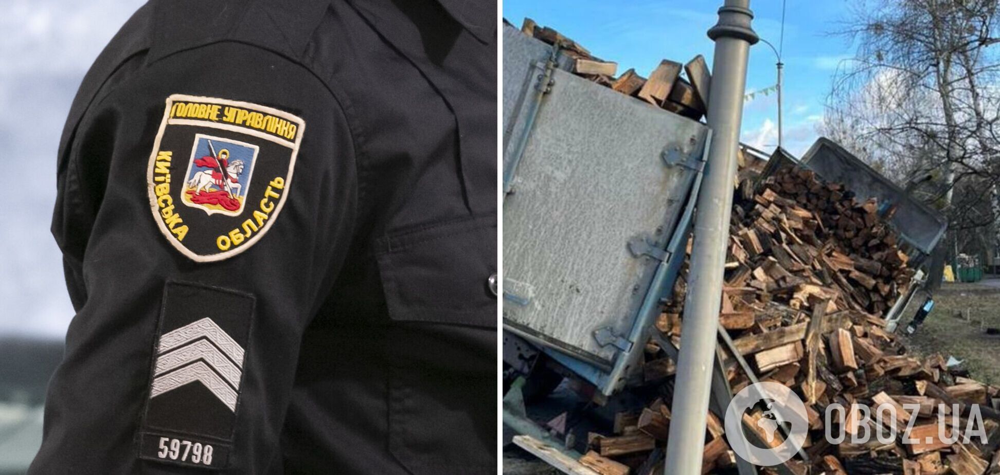 Вантажівка у супроводі поліцейських їхала на штрафмайданчик