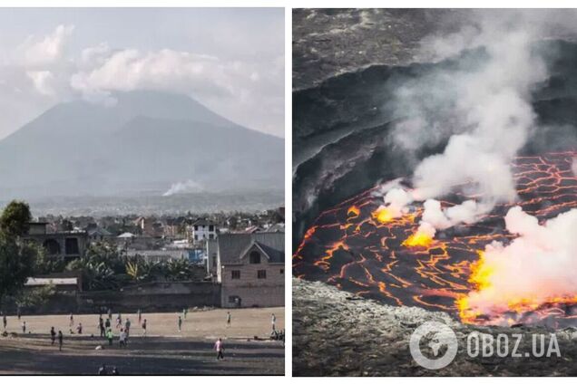 В Африке проснулся один из самых больших вулканов мира: есть ли угроза для населения. Фото