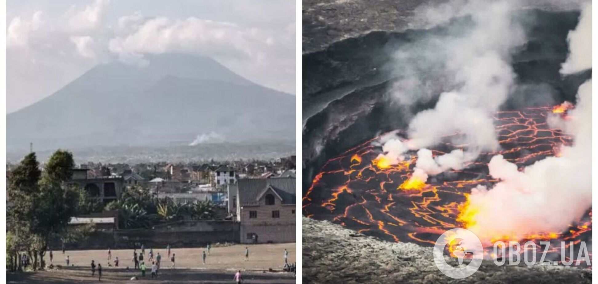 В Африці прокинувся один із найбільших вулканів світу: чи є загроза для населення. Фото