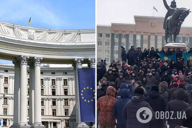 В охопленому протестами Алмати застрягли українці: у МЗС виступили з роз'ясненням