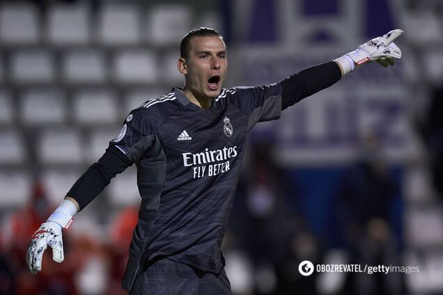 'Можно бы лучше': Анчелотти оценил дебют Лунина в 'Реале'. Видео