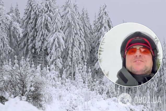 Зеленский на сноуборде поздравил украинцев с Рождеством. Видео