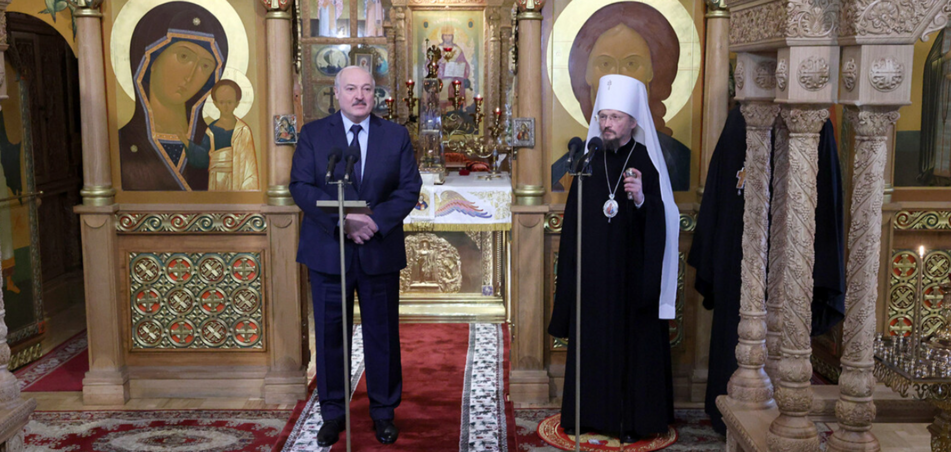 Лукашенко заявил, что хочет вернуть Украину в 'лоно настоящей веры' и заговорил о единстве с РФ