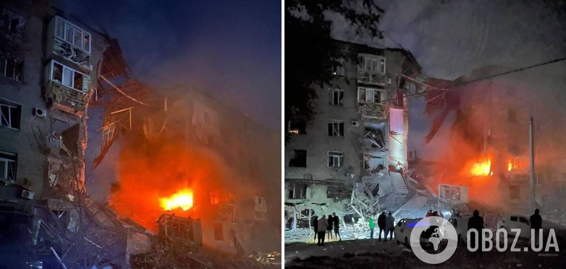 Війська РФ знову поцілили по будинку в Запоріжжі: одна людина загинула, 5 поранені. Відео