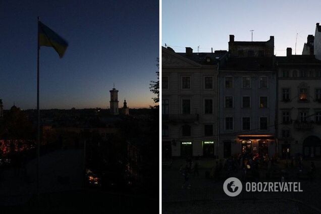 Який вигляд має нічний Львів без електрики: місто Лева прекрасне завжди. Фото