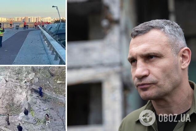 Залечим раны: Кличко показал состояние стеклянного моста, устоявшего после атаки вражеской ракетой. Видео