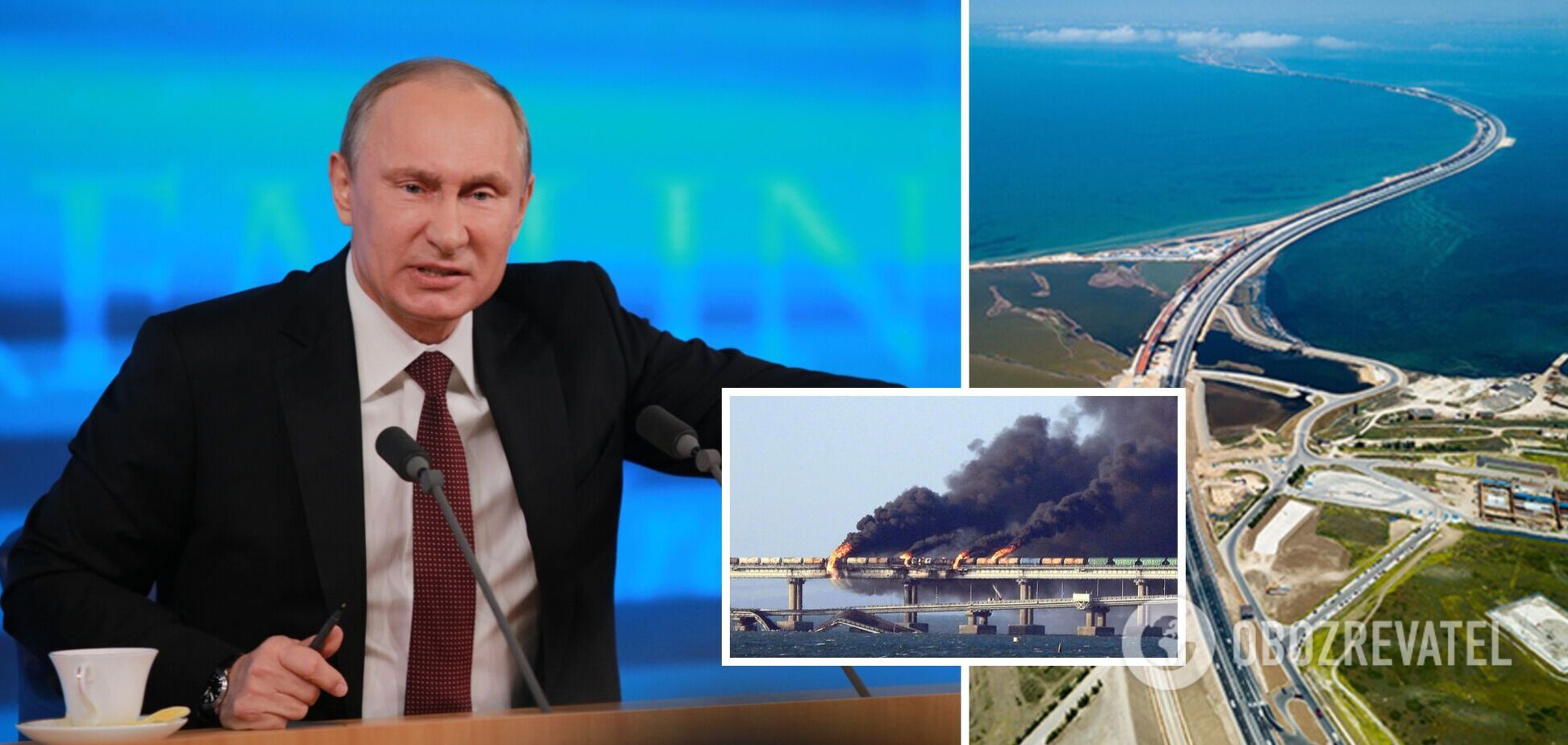 Путин мог разозлиться из-за Крымского моста