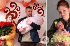 Звільнена з полону Мар’яна Мамонова знялася у зворушливій фотосесії з новонародженою донечкою і чоловіком