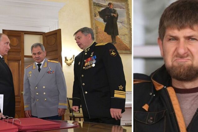 Кадиров хоче змінити весь російський генералітет