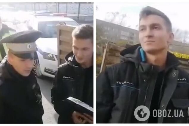 'Не стыдно?' В России силовики хотели вручить повестку мужчине, но тот поставил их на место. Видео