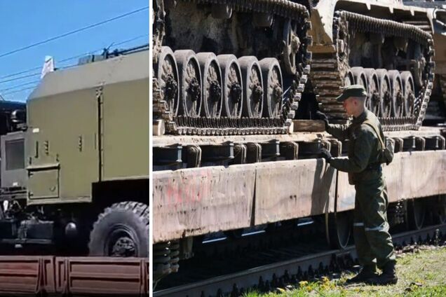 Режим Лукашенко продолжает помогать России: в направлении Луганска вышел эшелон с УРАЛами. Видео