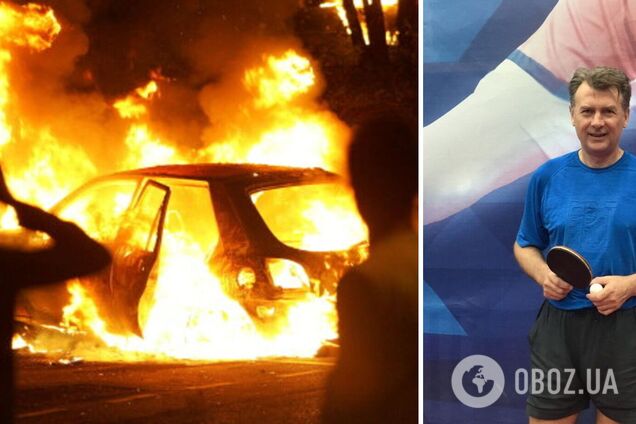'Партизаны передают привет': в Каховке сгорело авто местного коллаборанта. Фото и видео