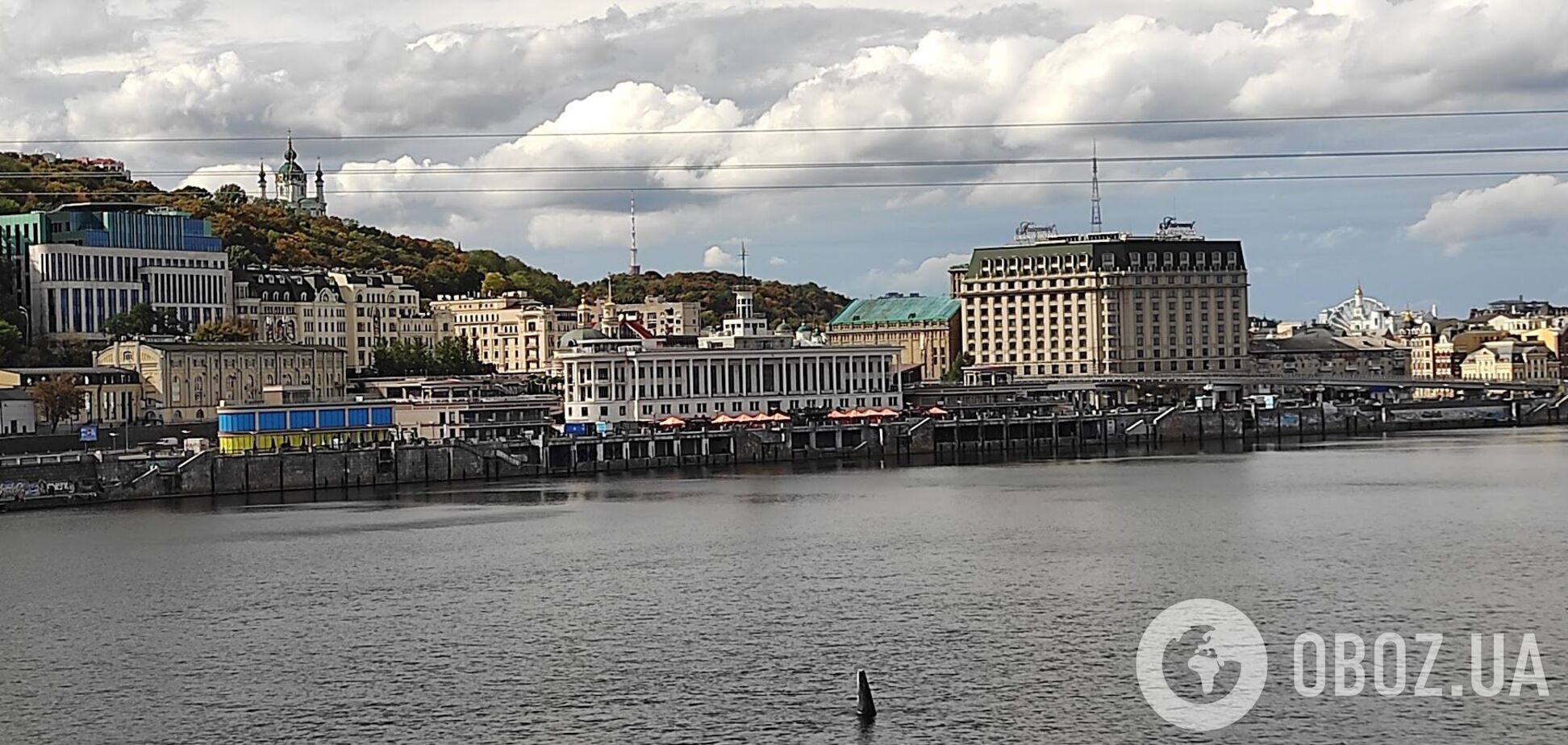 У межах Києва у Дніпрі піднялася вода