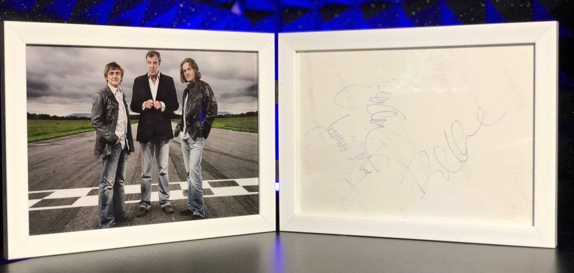 Автографы звезд британской программы Top Gear будут выставлены на аукцион, чтобы помочь ВСУ