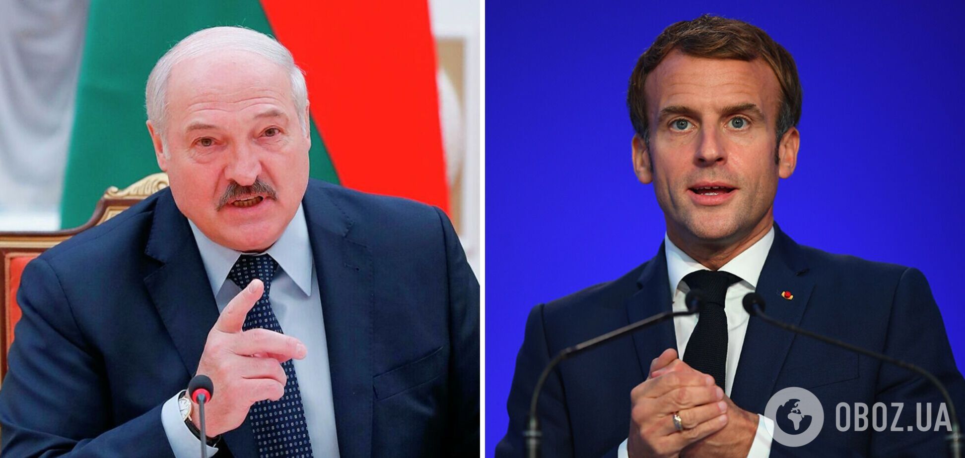 Макрон предостерег Лукашенко от активного втягивания в войну: не пройдет без проблем