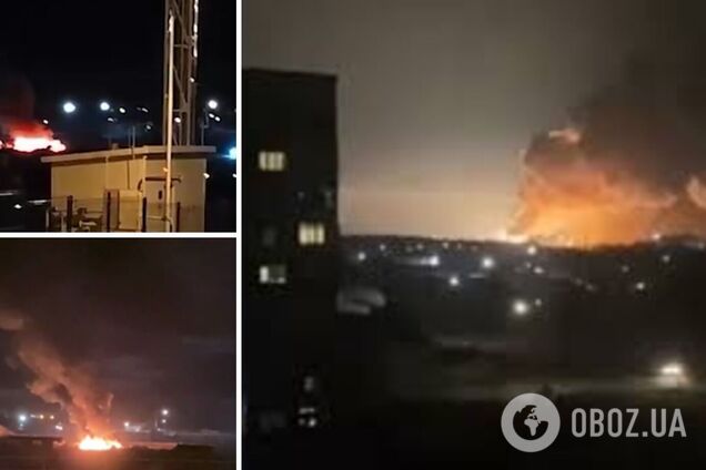 В Белгородской области 'бавовна': слышны взрывы и детонация боекомплекта. Видео