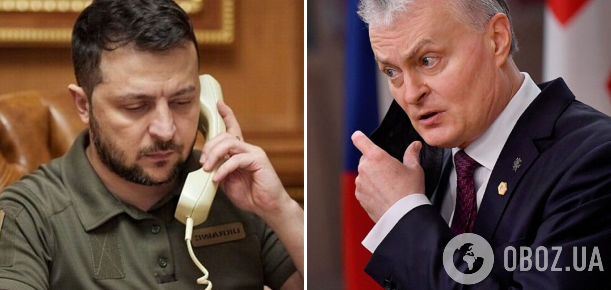 Зеленський провів переговори з президентом Литви: йшлося про ситуацію на полі бою і оборонні потреби України