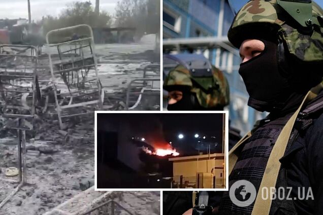 Курили там, где надо: под Белгородом дотла выгорела база оккупантов. Видео