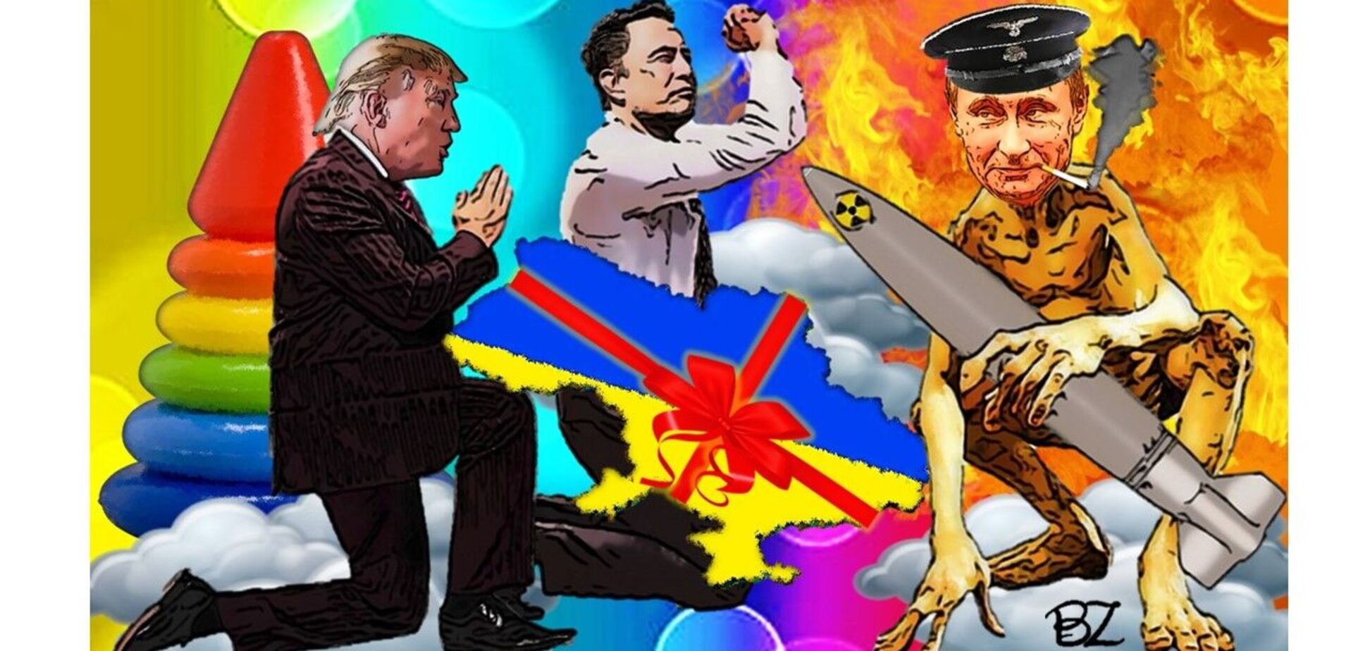 Трамп и Маск зря истерят: языческая Россия и ее верховное убожество не хотят в ад