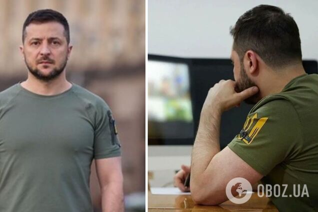 'Дефицита одежды нет': Зеленский рассказал, откуда у него 20 похожих футболок цвета хаки