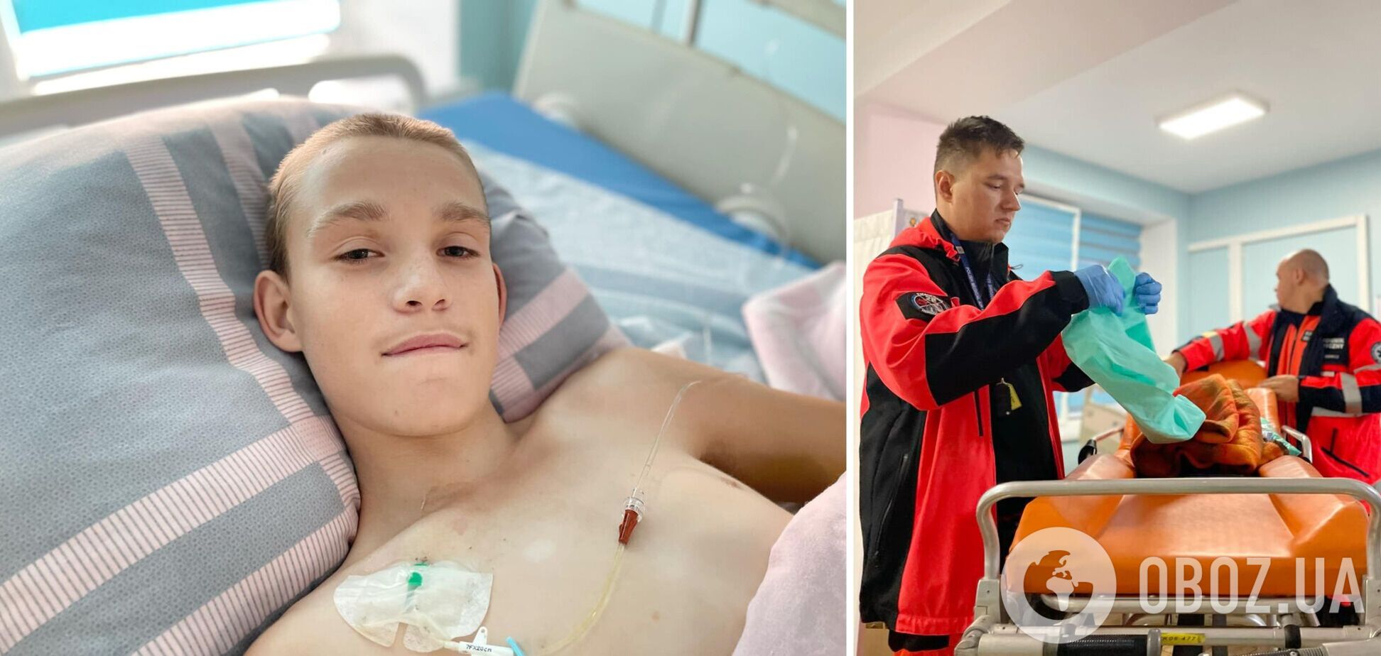 Мальчик рисовал, когда на него упал потолок: медики спасли подростка, пострадавшего от ракетного удара РФ. Фото