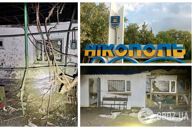 В Никополь за ночь прилетело более 40 российских снарядов: есть раненые. Фото