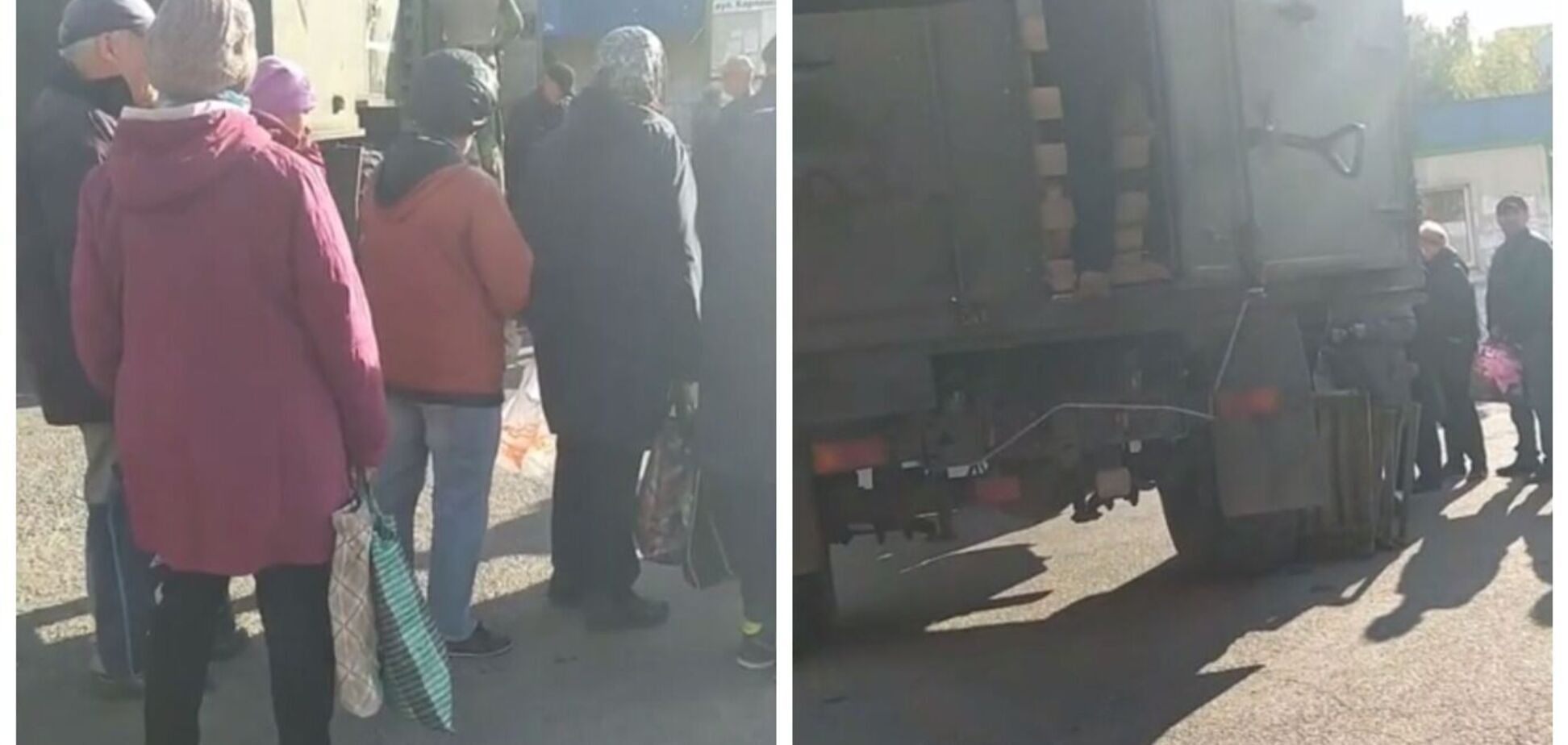 Оккупанты в Мариуполе уничтожили памятник жертвам Голодомора: сейчас в городе в очередях за хлебом стоят сотни людей. Видео