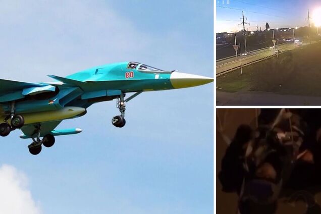 Момент падения истребителя в Ейске попал на видео