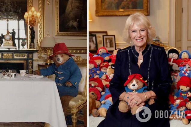 Королева-консорт Камилла предстала в окружении плюшевых мишек: их принесли в память о Елизавете II