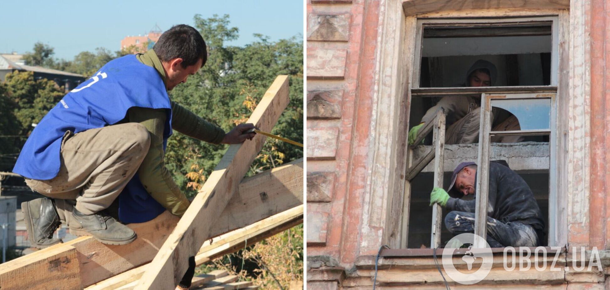 Нові дахи і вікна: у Дніпрі продовжують ремонтувати багатоквартирні будинки, постраждалі від ракетних обстрілів 