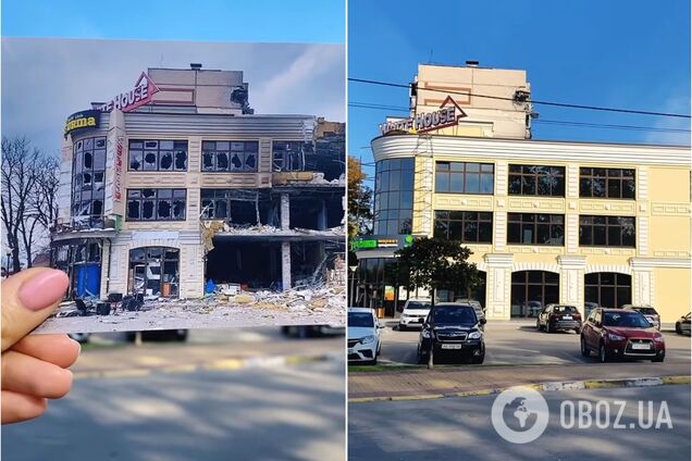 Блогер показала, как быстро украинцы отстраивают разрушенные оккупантами здания. Видео поразило сеть