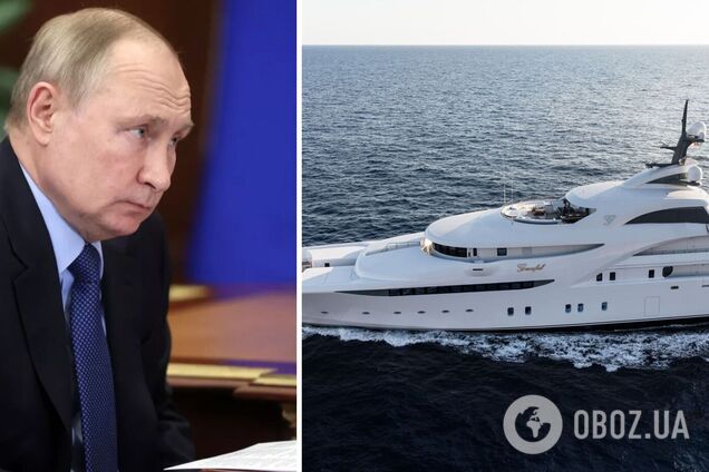 Самую дорогую из уцелевших яхт Путина спрятали на спецпричале в Петербурге: переоборудовали и дали новое название. Фото