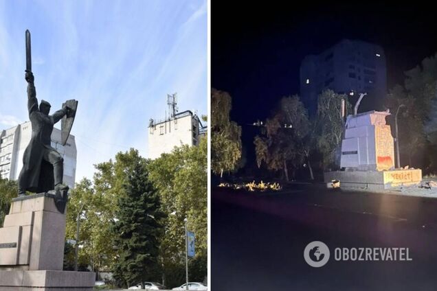 У Миколаєві підірвали пам’ятник радянським чекістам. Фото