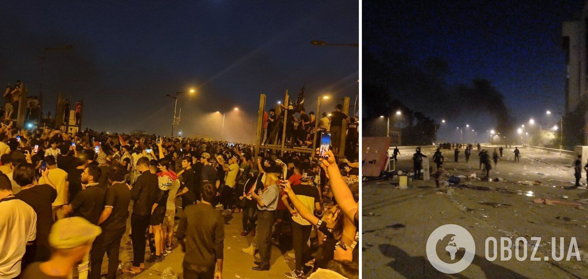 В Ираке вспыхнули протесты: демонстранты жгли шины, начались столкновения с силовиками. Фото и видео