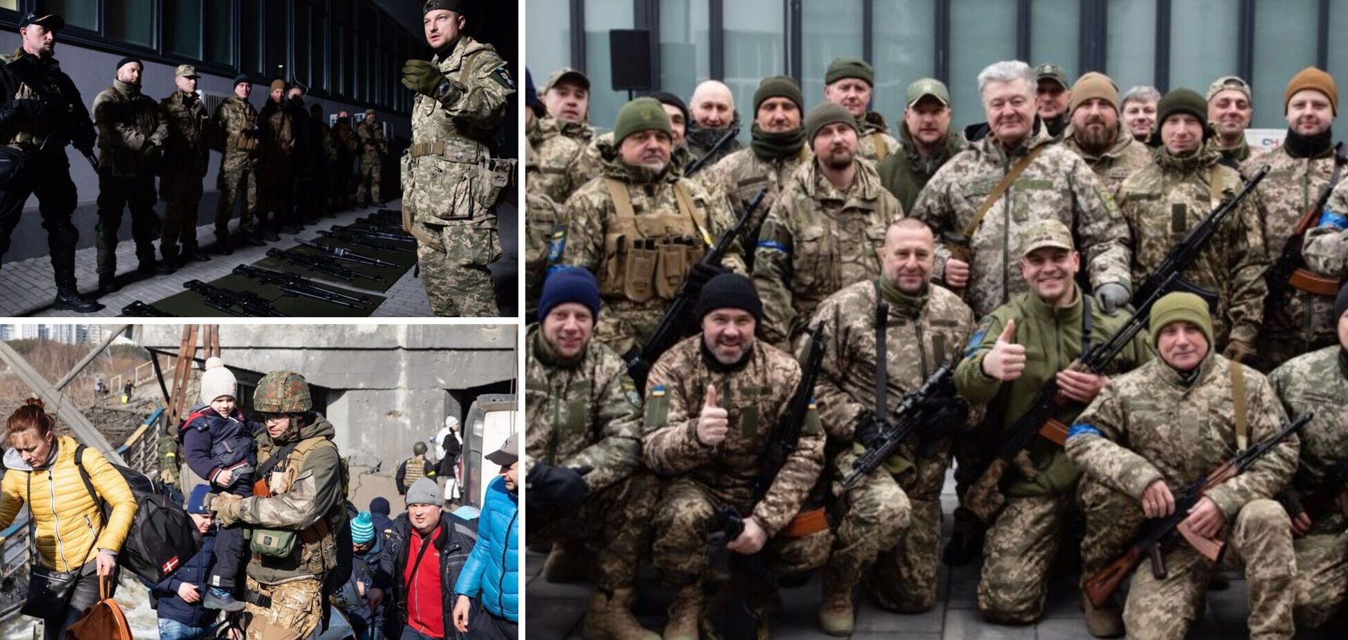 Бойцы из территориальной обороны одни из первых дали бой врагу, – Порошенко о подвиге ТРО