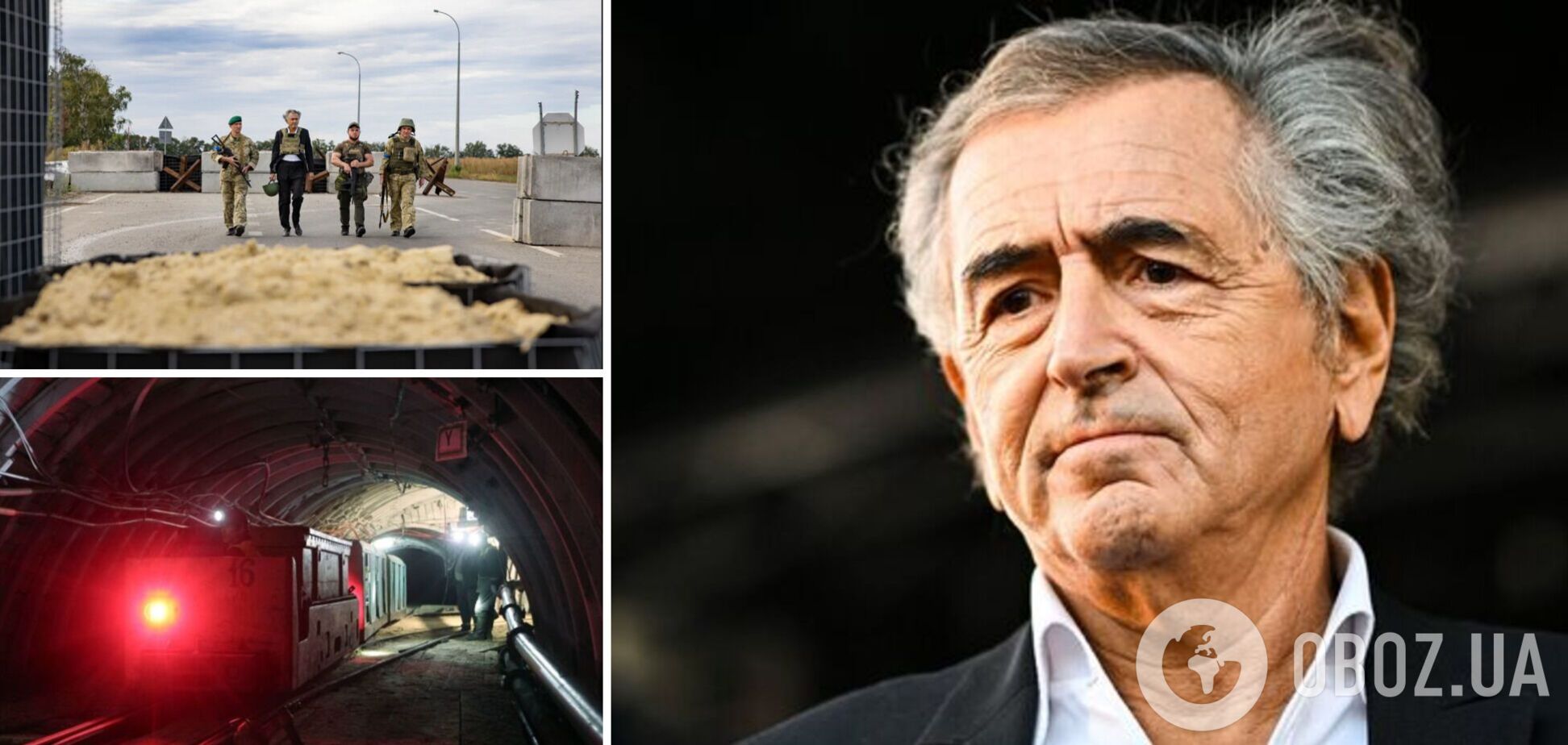 Бернар-Анрі Леві після візиту на шахту ДТЕК відзначив героїзм українських шахтарів