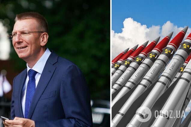 Глава МИД Латвии: ядерные угрозы Путина – просто размахивание ножом