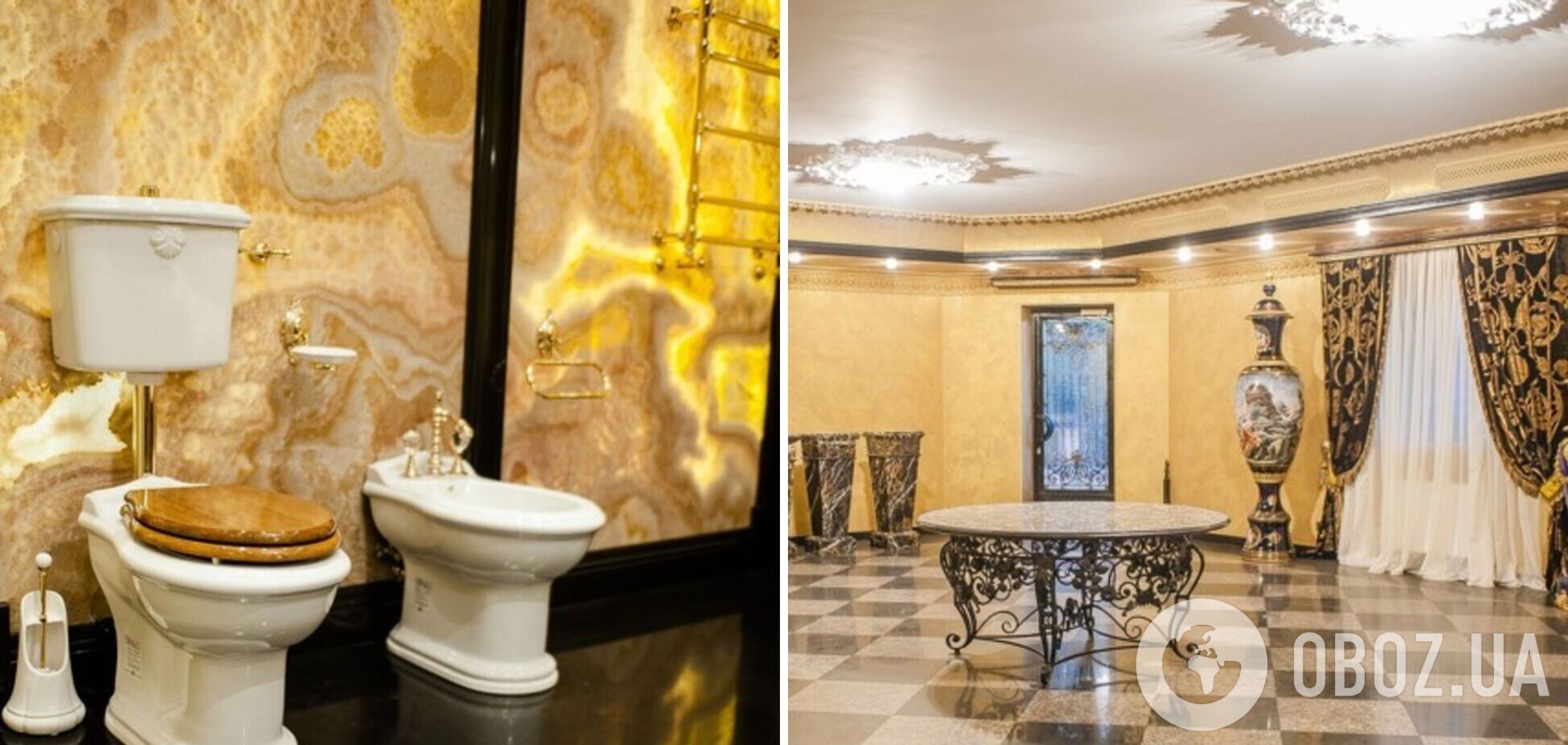В Киеве продают квартиру за более чем 5 млн долларов с покрытой золотом лепниной