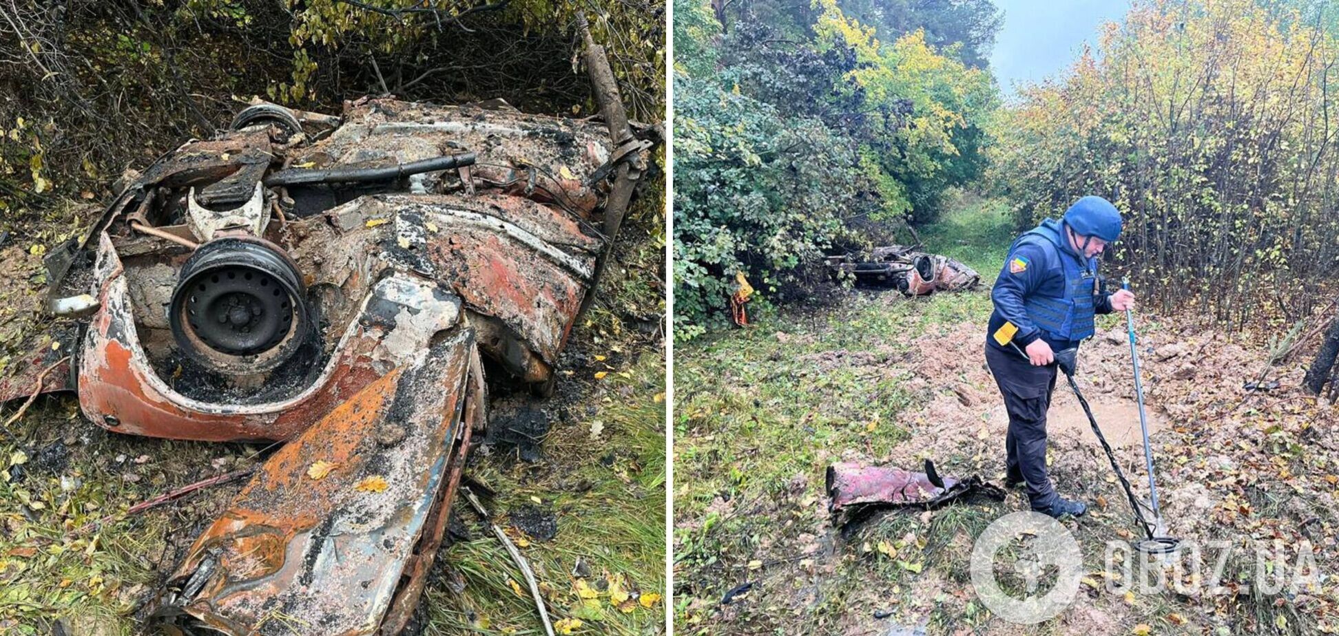 На Чернігівщині на міні підірвалося авто з грибниками: загинуло четверо. Фото