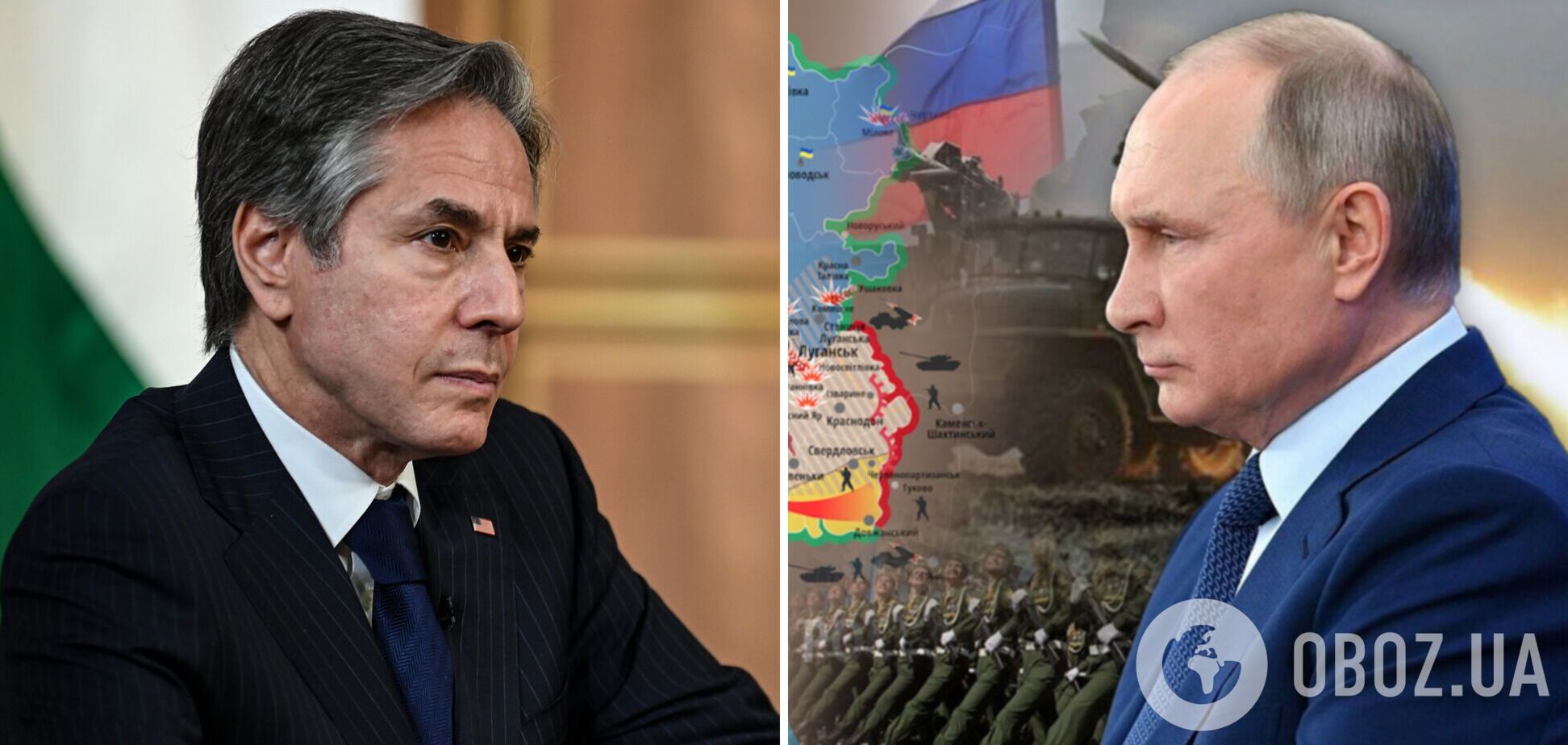 Блинкен: Путин не заинтересован завершать войну против Украины дипломатическим путем