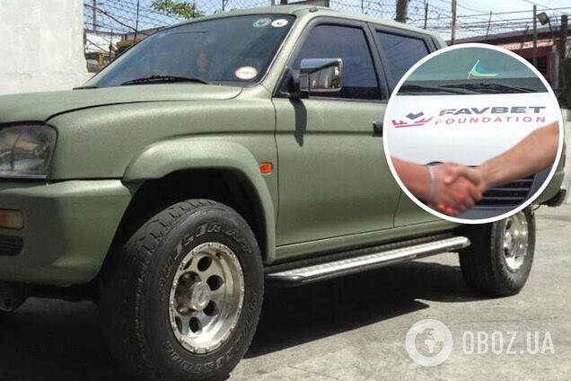 Favbet Foundation передал украинским бойцам на фронт полноприводный ...