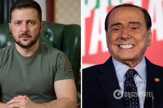 Берлусконі звинуватив Зеленського в тому, що РФ почала війну