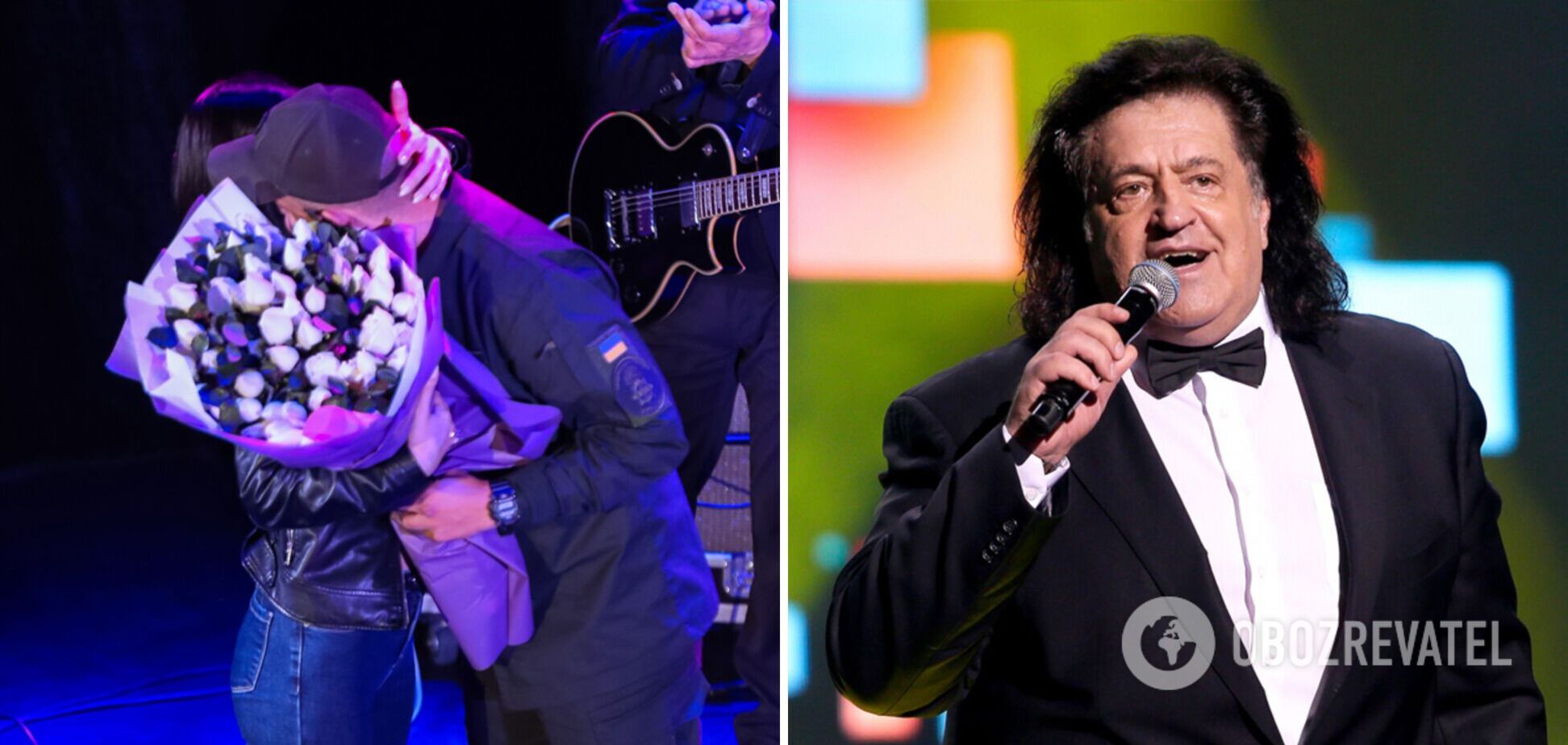 Офіцер Нацгвардії зробив пропозицію коханій на концерті Іво Бобула. Фото