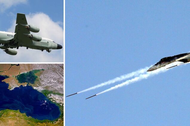 В районе Черного моря российский военный самолет 'случайно' пустил ракеты в сторону британского воздушного судна