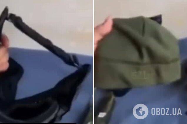 Маска для пейнтбола и панамка: 'мобик' показал, какую экипировку ему выдали для войны в Украине. Видео