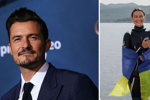 'Испытываю огромное уважение': Орландо Блум восхитился чемпионкой по фридайвингу из Харькова