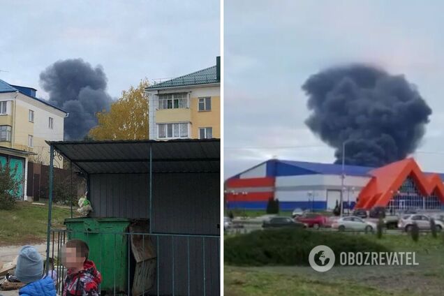 В Белгородской области 'бавовна' на лакокрасочном заводе: взрыв прогремел, когда в Украине была воздушная тревога. Видео